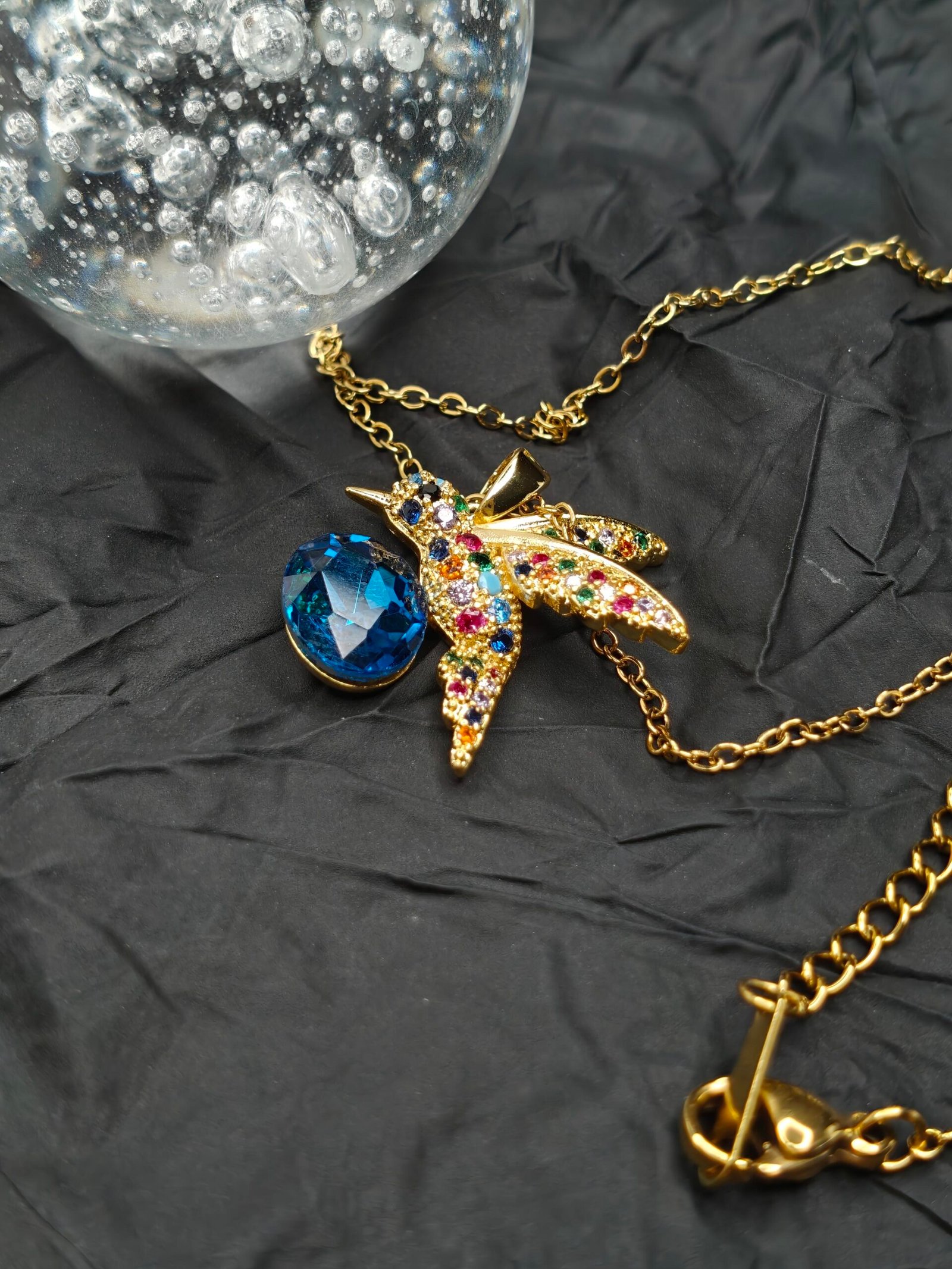 Aurora Flight Bird Pendant Necklace - Image 7