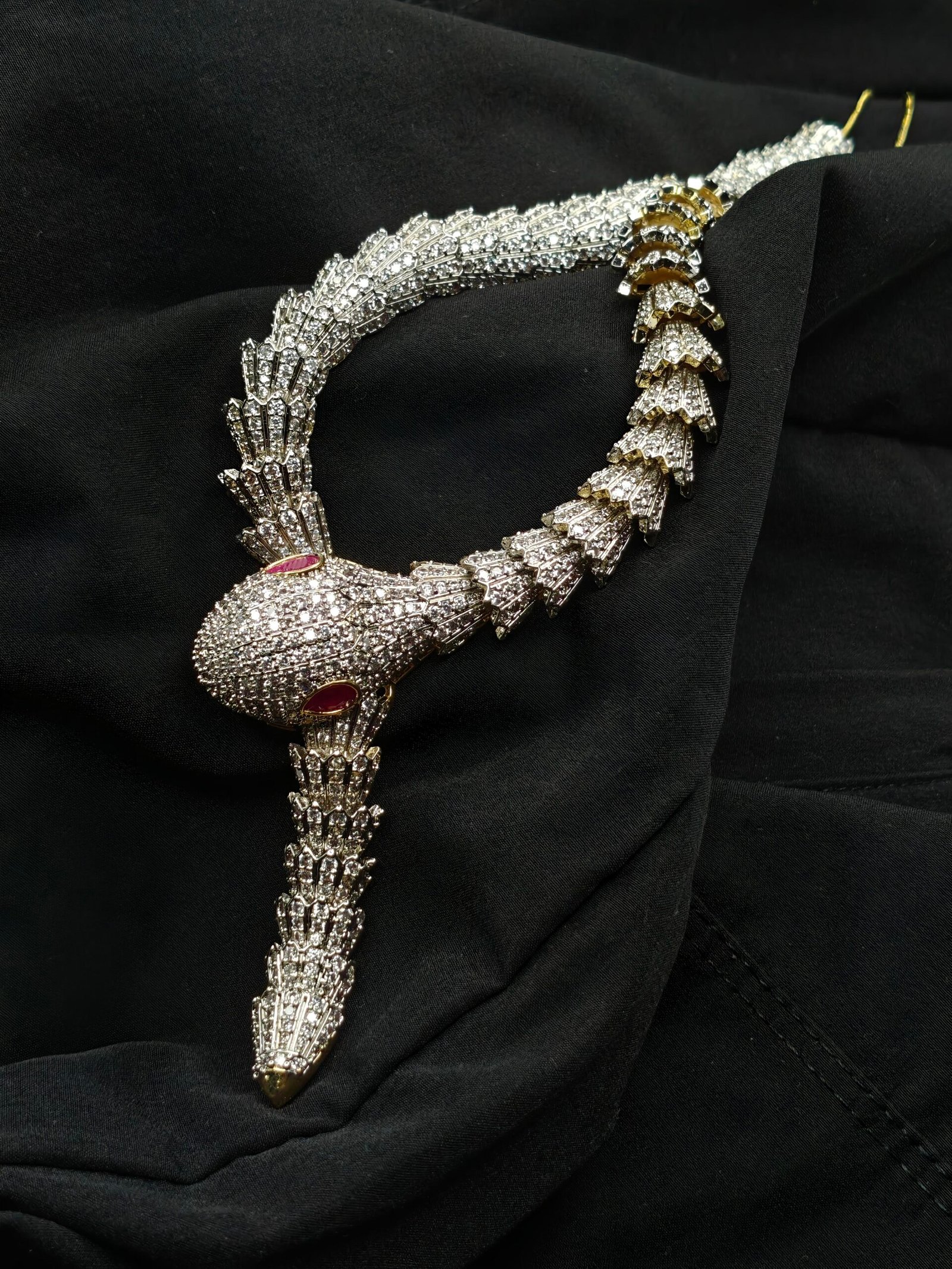 BYKOUE Regal Serpent AD Necklace Set - Image 2
