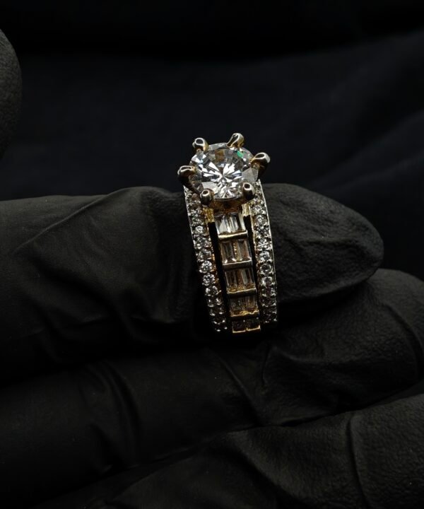 AD Stone Engagement Ring – Timeless Brilliance