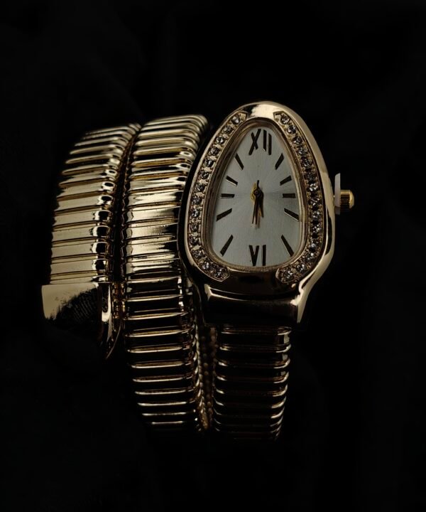 Luxury Gold Stretch Bracelet Watch