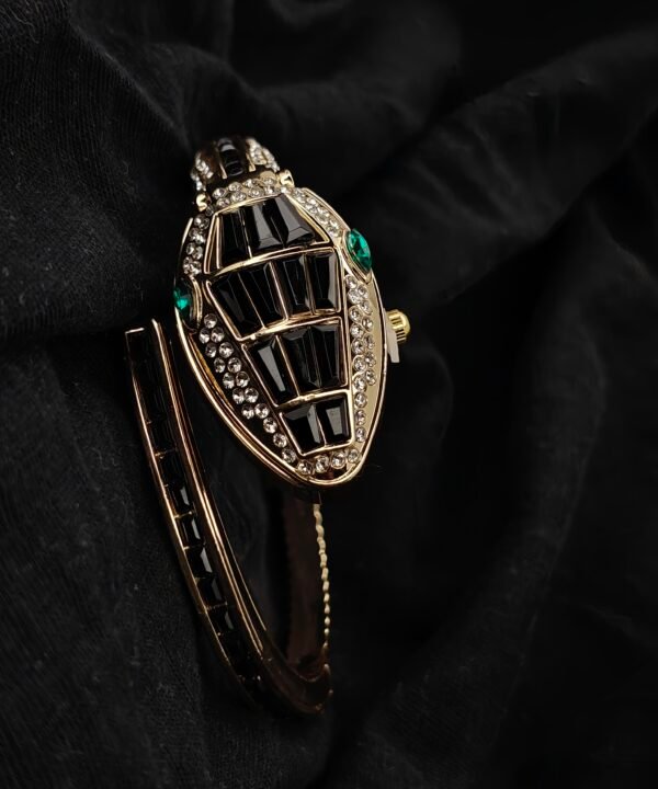 Snake Bracelet Watch Diamond Snake Design Ladies Watch