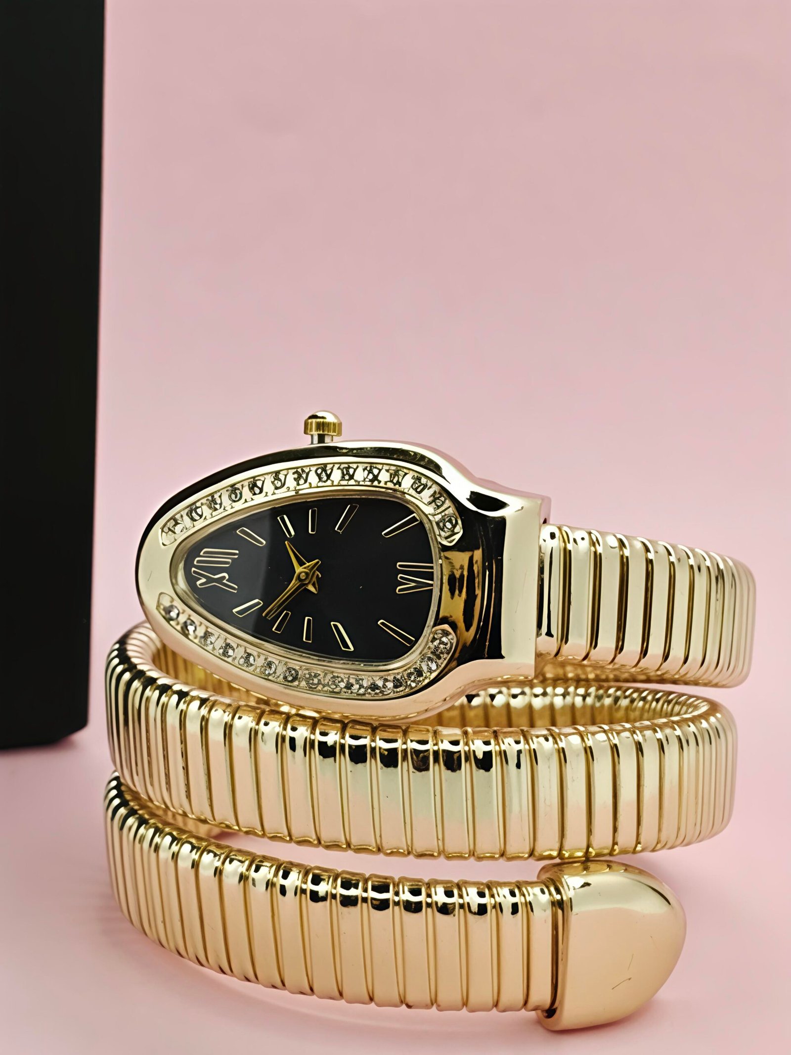 Glamour to your accessory collection with this stunning wrap-around watch, designed for those who love bold yet elegant style. - Image 2